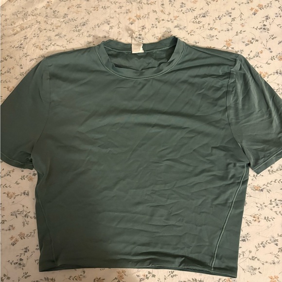 Lululemon Athletica Teal Short Sleeve Top - Picture 1 of 4